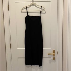 Black lovers and friends dress with slit